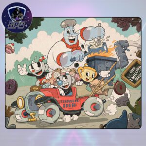 Mouse Pad Cuphead Amigos