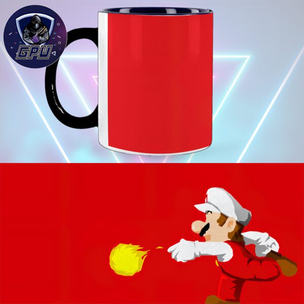 Mug Mario Flor de Fuego